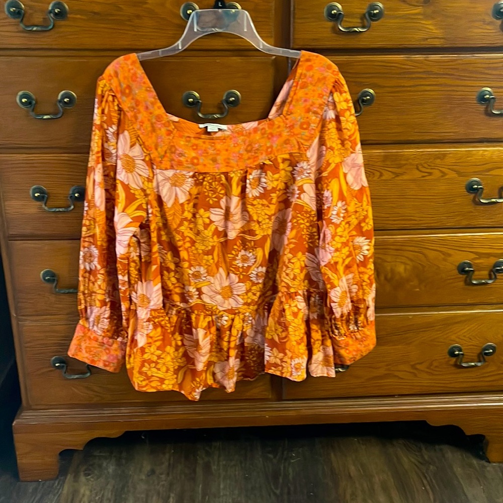 American Eagle Size Large Fall Blouse